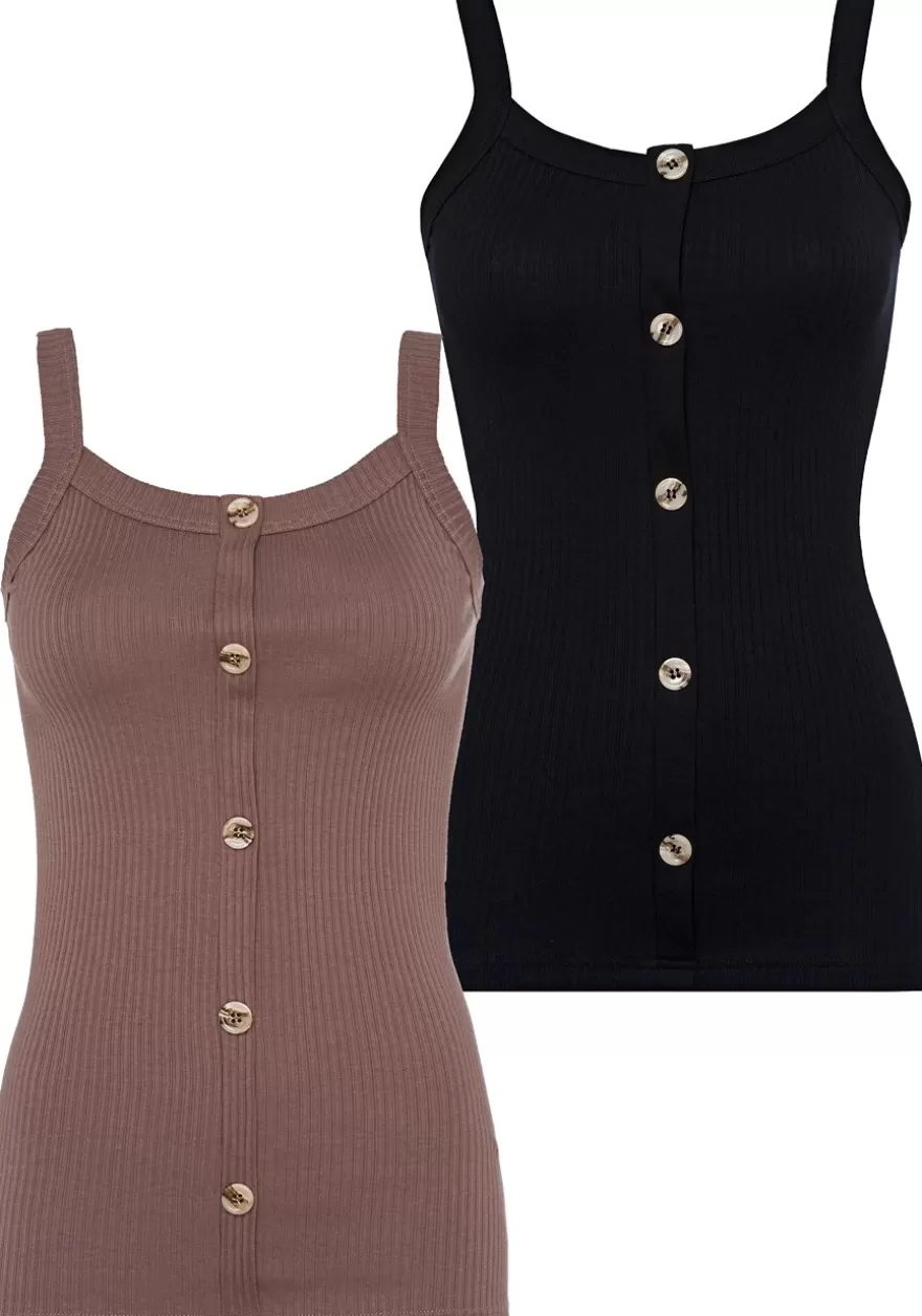 Cheap 2 Pk Button Up Tops Multi Pack Tops